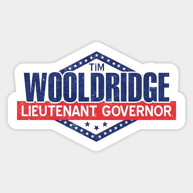 Wooldridge - Lt. Governor Sticker by rt-shirts